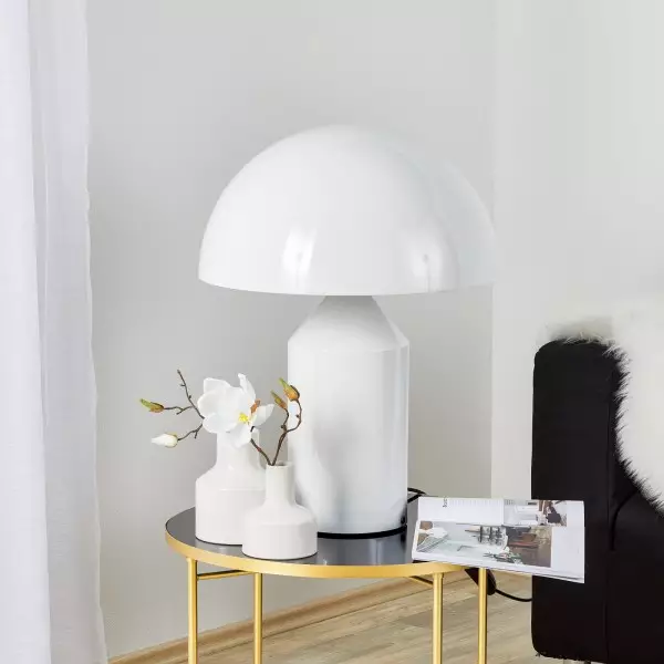 New Copy Oluce Atollo Mushroom Table Lamp Bedroom Desk Lamp  Led Lighting 