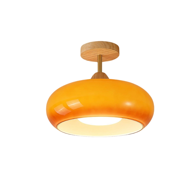 Retro Bauhaus Glass Ceiling Lamp